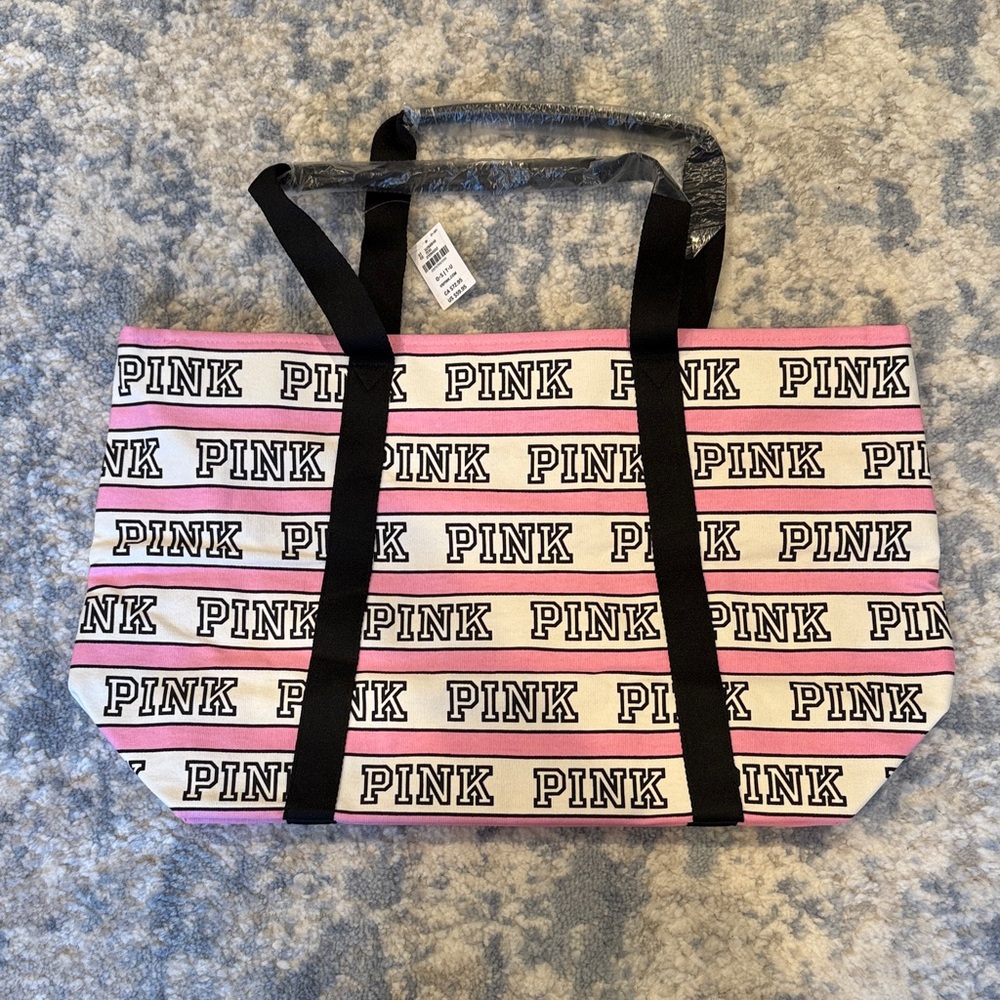 Victoria's Secret Pink Striped Tote